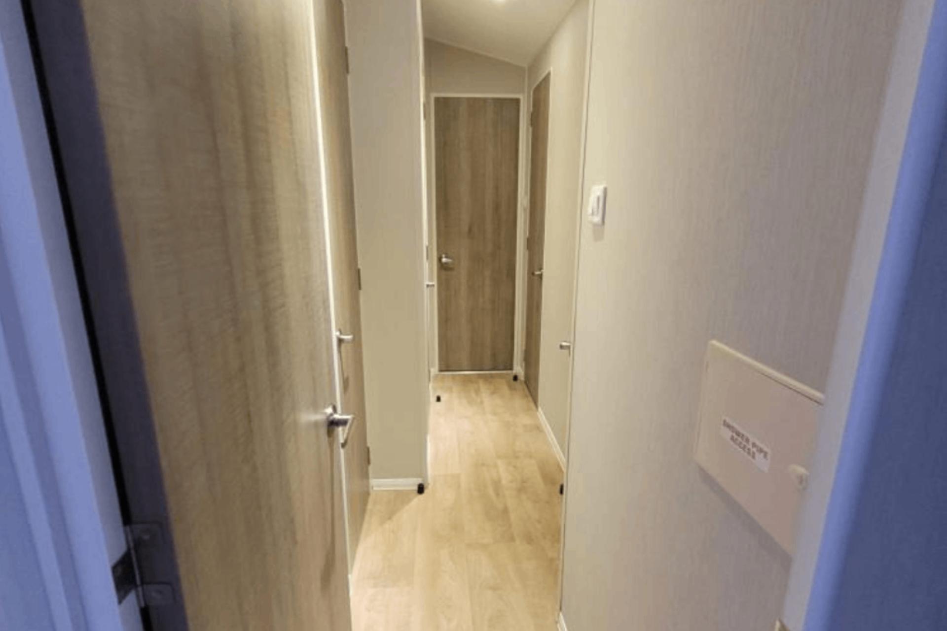 Corridor in the caravan