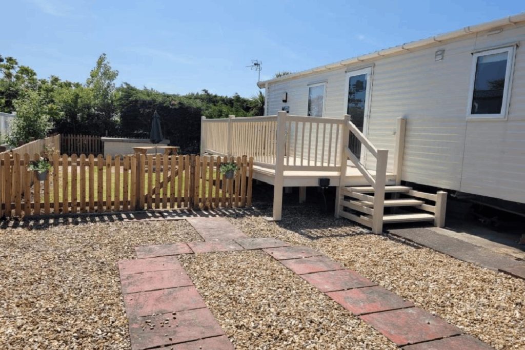 Caravan view from the outside