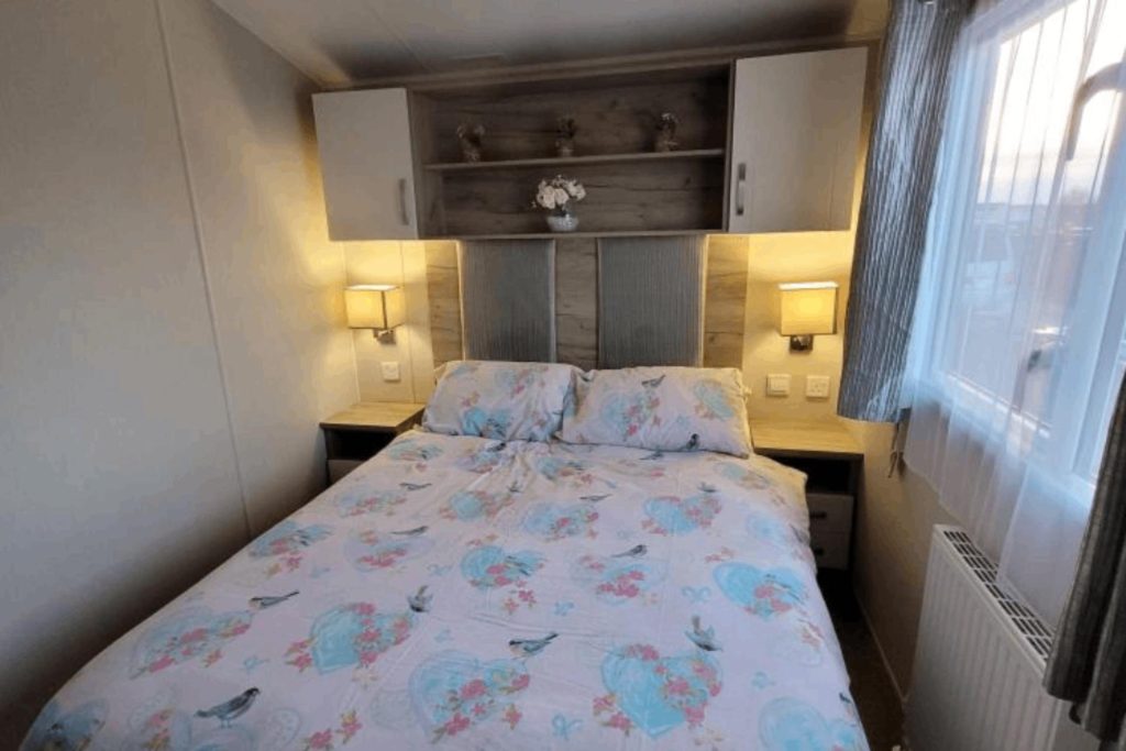 Bedroom in the caravan